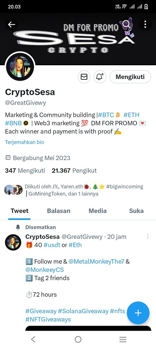 MultiOktaviani's tweet photo. @gayriresmihesap @GreatGivewy Done https://t.co/s8pKL0gKCj