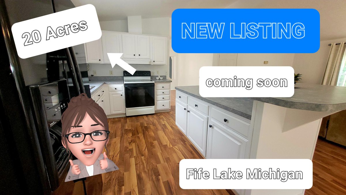 askforbelinda's tweet photo. Coming soon!
Fife lake Michigan 3 bed 3 bath 3,800 sqft on 20 acres with polebarn.
#buyers #realestateinvesting #askforbelinda #michigan #fifelake #forsale https://t.co/HnraHNqx27