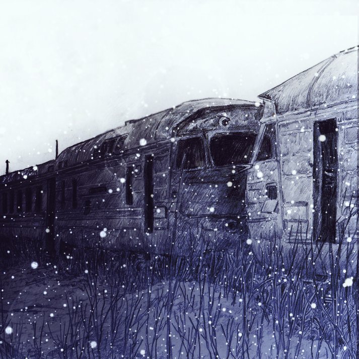 SoratoART's tweet image. Day 4: Winter
Ghost train 

#AuGHOST #AuGHOST2023
#ghosttrain, #abandoned, #yanov, #pripyat , #darkart #sketch