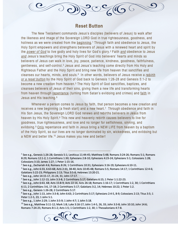 praisepure's tweet image. Reset Button #Jesus #God #ResetButton