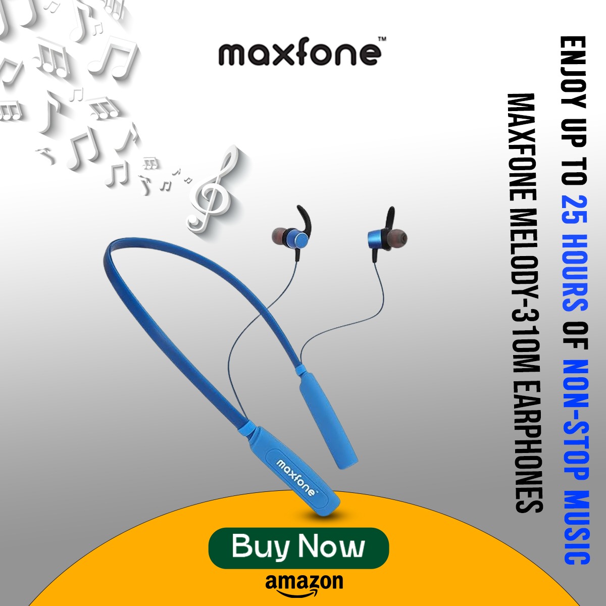 🤗𝐄𝐍𝐉𝐎𝐘 𝐔𝐏 𝐓𝐎 𝟐𝟓 𝐇𝐎𝐔𝐑𝐒 𝐎𝐅 𝐍𝐎𝐍-𝐒𝐓𝐎𝐏 𝐌𝐔𝐒𝐈𝐂🤗
🎧𝐌𝐀𝐗𝐅𝐎𝐍𝐄 𝐌𝐄𝐋𝐎𝐃𝐘-𝟑𝟏𝟎𝐌 𝐄𝐀𝐑𝐏𝐇𝐎𝐍𝐄𝐒🎧

Buy Now🤩👇
📞- 011-47302201
🌐- maxfone.in
Amazon: shorturl.at/chpuz

#maxfone #Wirelessneckband #bluetoothneckband