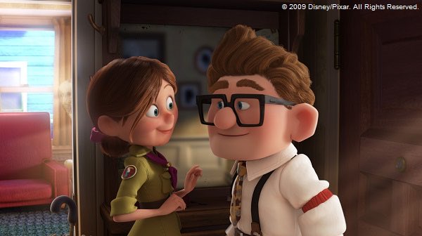 カールとエリーは19歳の時に結婚し2人が秘密基地にしていた空き家を