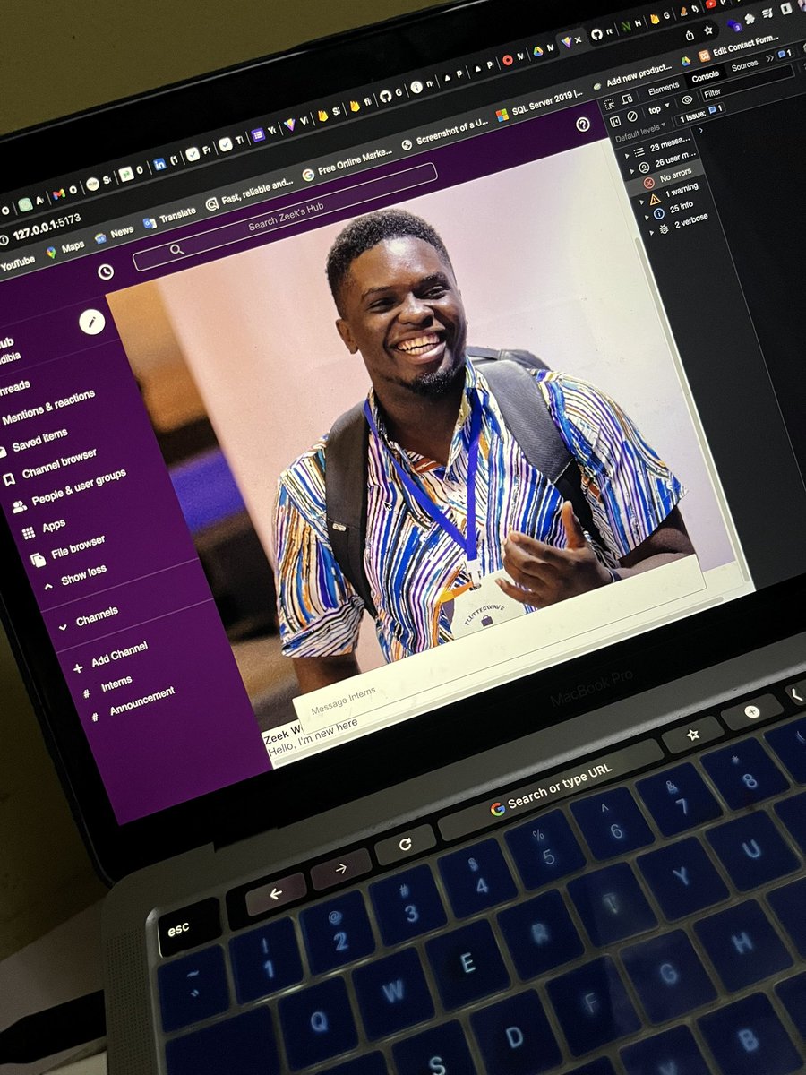 IsaacIdibia's tweet image. Rounding up my slack clone after abandoning for some weeks…
There are some special days u have super powers to over throne bugs
#WebDesign #reactjs #reactdeveloper #javascript