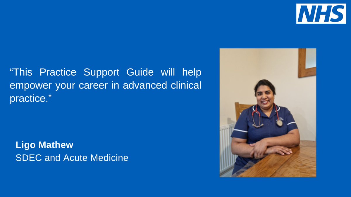 A new resource is now available for trainee Advanced Clinical Practitioners during their programme of learning, put together by <a href="/annarileyflash/">Anna Riley</a>. 

With insight &amp; contributions from NW trainee ACPs <a href="/ligo_mathew/">ligo mathew</a>  💙 

Read more and download here >  orlo.uk/71Kxt