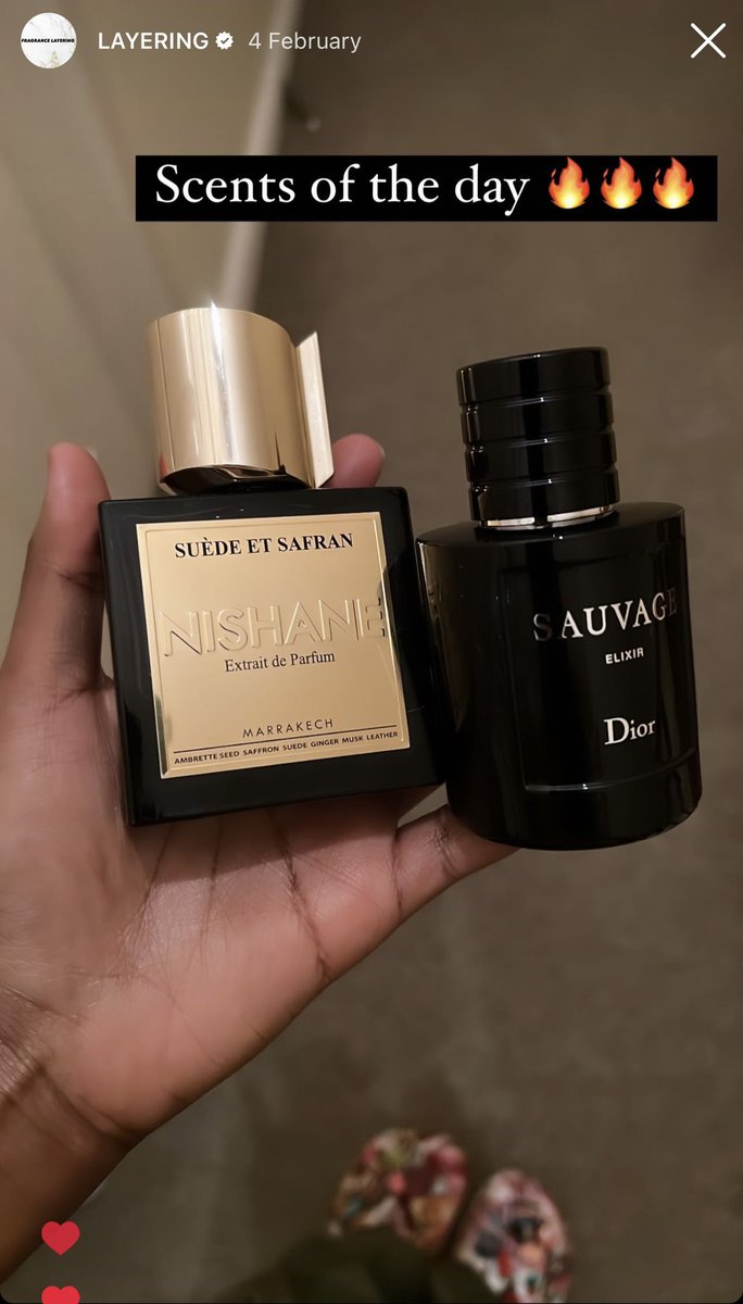 A_doseof_E's tweet photo. Layering Combos for Dior Sauvage Elixir https://t.co/J1VhSazxV5