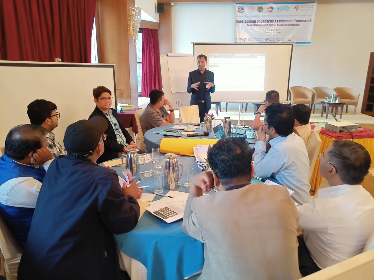 HERDIntl's tweet photo. Nepal and the Philippines teams have drafted separate frameworks for capacity assessment for #HPSRIs. Now, they're analyzing commonalities & differences to generate basic foundation for common framework as a separate output together! #HPSR
@AIHO_PH @results4dev @AccelerateHSS https://t.co/xDszjnzdFK
