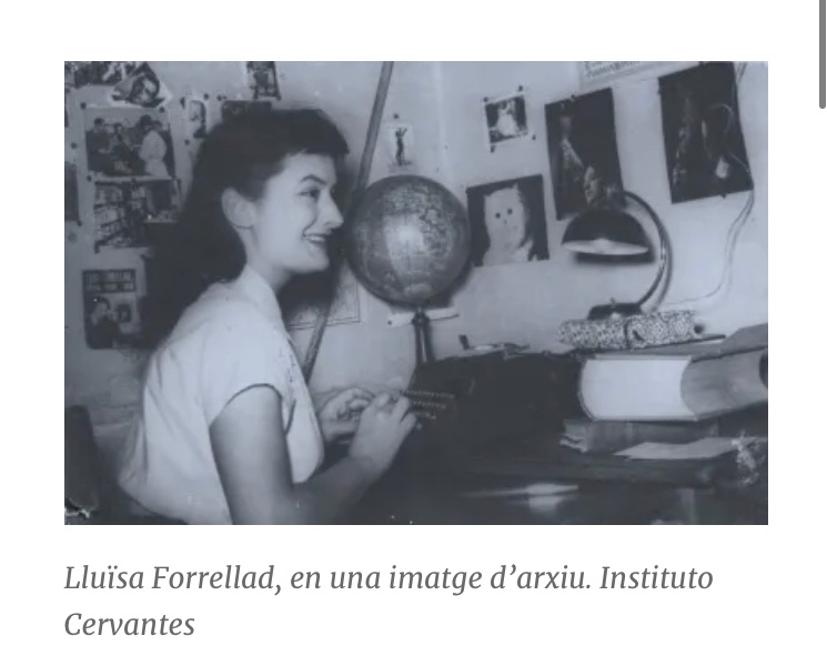 historiaSBD's tweet image. #TalDiaComAvui del 2018 va morir l&apos; #escriptora Lluïsa Forrellad. historiadesabadell.com/2020/11/07/for…