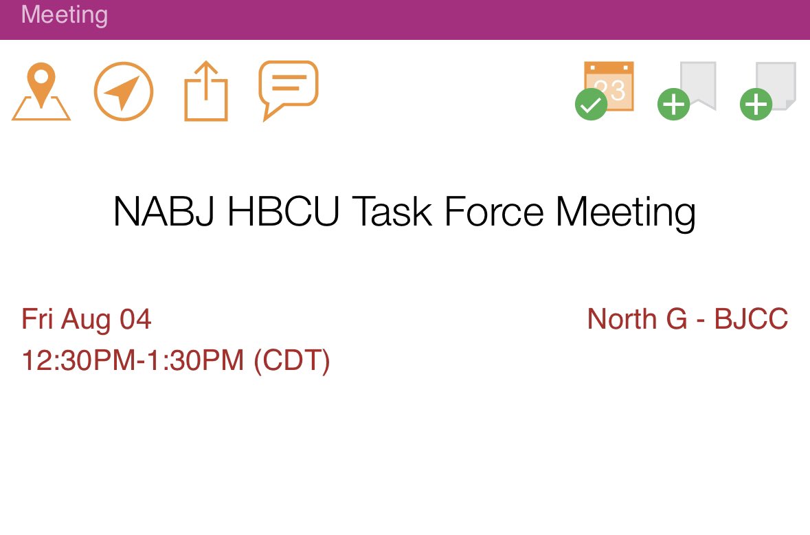 Hey #NABJ23!  We partied now it’s time to get down to business! Join our task force! Come to our meeting today! Can’t make the meeting but still want to get involved? Hit us up on Facebook or email us at nabjhbcuinitiative@gmail.com
