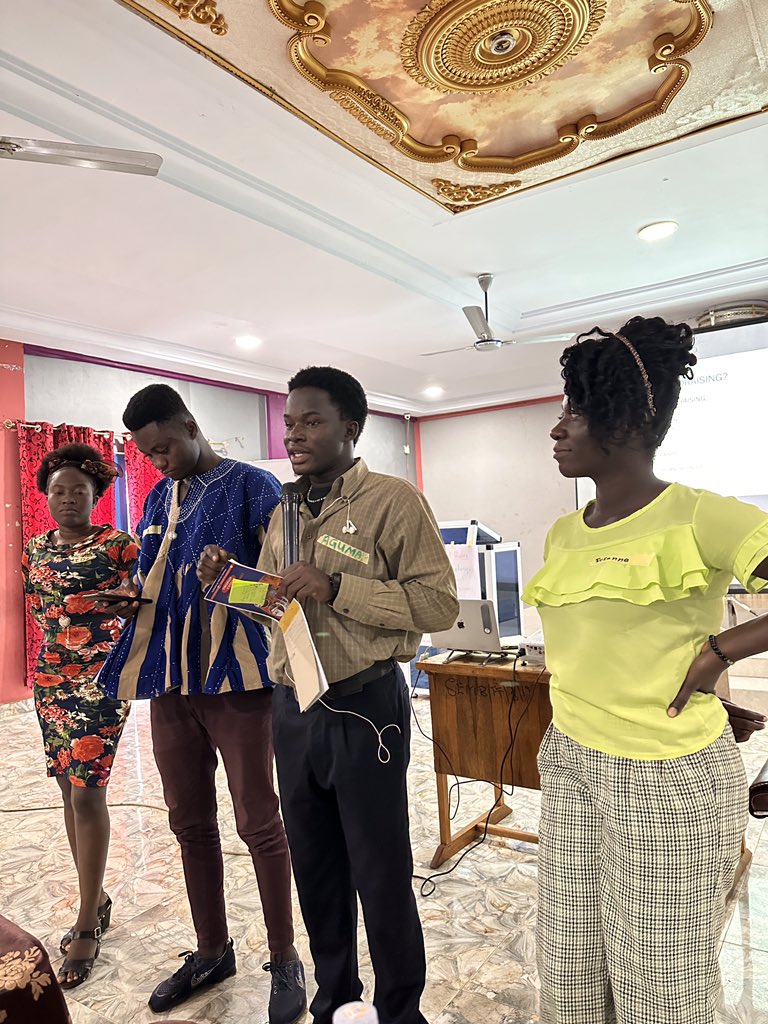 seba_agumah's tweet photo. Itβs been so exciting since the beginning of August to meeting different #WaYouthLedGroups in #PlanNPIIAWaTraining organized @PlanIntGhana to equip #YoungDevelopers with #SocialMediaAdvocacy skills #FundraisingForDevelopment and to #WriteAdvocateWin
@delademxonu https://t.co/6gP4CLafsC