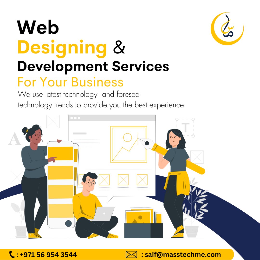 Masstechme's tweet photo. MASS TECHNOLOGIES LLC- Website Development Company, we are passionate about crafting stunning and functional websites that drive results for your business. 
https://t.co/ytcL2rlQZ3 
E-mail: Info@masstechme.com |
Contact: +971 50 460 9694 | 
Office: +971 4 512 5760
#WebDesign https://t.co/bwwCvUMeNS