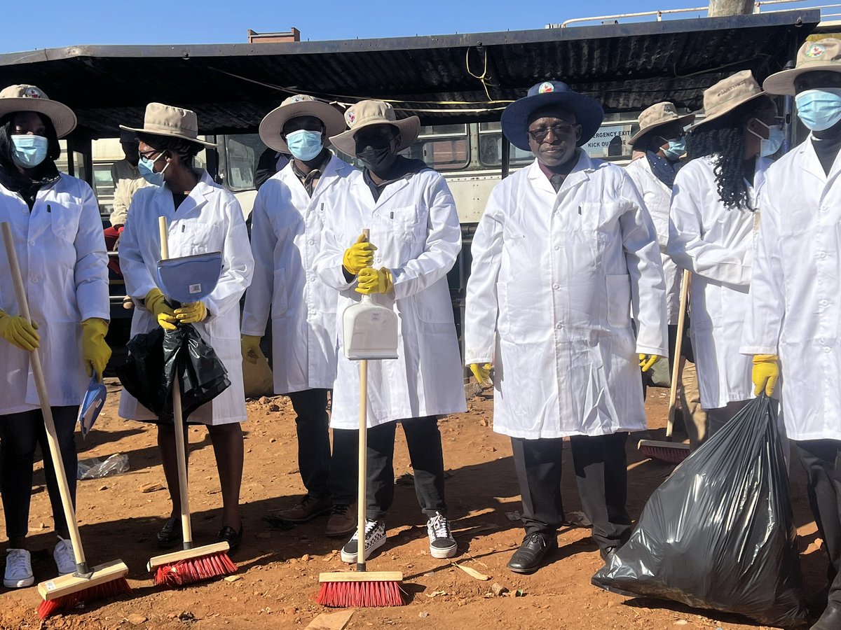 tscz1's tweet image. TSCZ embarked on a clean up campaign at Coppa Cabana in Harare today.

#ThinkSafety