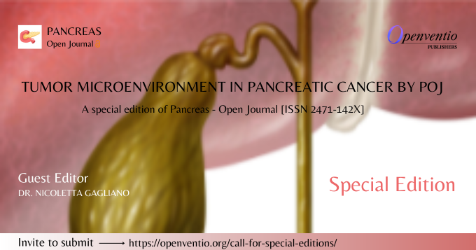 We are pleased to announce our new Special Edition,
“Tumor Microenvironment in Pancreatic Cancer by POJ”

📖 Explore the Journal: bit.ly/3Qqhw1m

✍Submit your article: bit.ly/4352O2k

💻Visit our website: openventio.org

#OpenAccess  #pancreaticcancer
