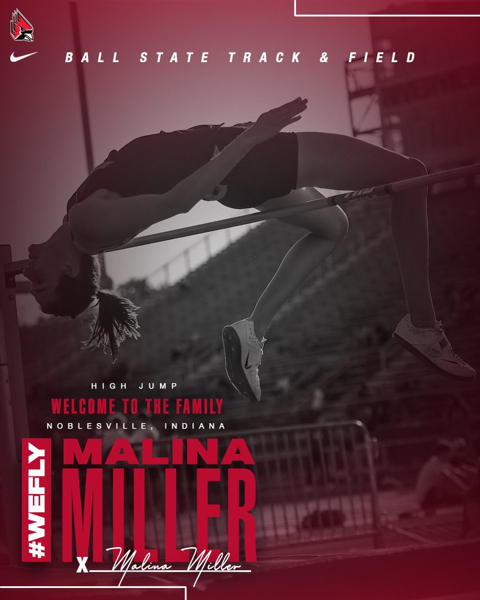 Ball State Track & XC (@ballstatetfxc) on Twitter photo WELCOME TO THE FAMILY!
<a href="/CoachAWheatley/">Adrian Wheatley</a> and the Cardinals are proud to welcome Malina Miller from <a href="/MillerNationAD/">The Noblesville Millers</a> in Noblesville!
#ChirpChirp x #WeFly WELCOME TO THE FAMILY!
<a href="/CoachAWheatley/">Adrian Wheatley</a> and the Cardinals are proud to welcome Malina Miller from <a href="/MillerNationAD/">The Noblesville Millers</a> in Noblesville!
#ChirpChirp x #WeFly
