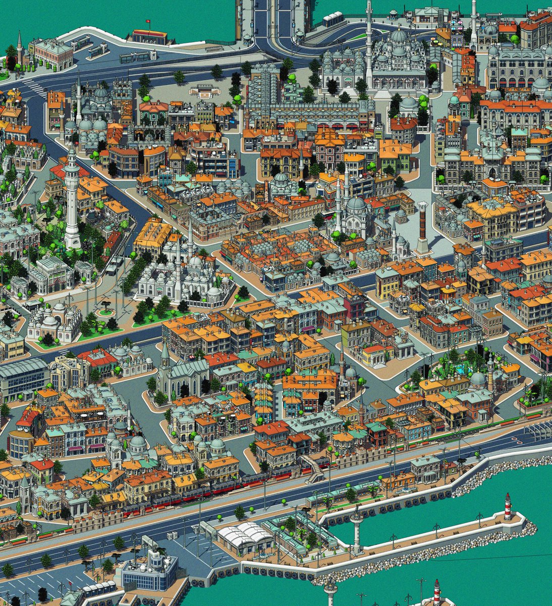 İşte şimdi işin rengi değişti. 🙂
Çalışmanın en acılı kısmını geride bırakmış, en eğlenceli aşamaya geçmiş bulunuyorum. ✊
Artık bu harita benim oyun alanım.
Püü... Ne hikayeler... Ne sürprizler. 🎉
Bekle ve gör. 🤓
#Fractalİstanbul #CentroMundi