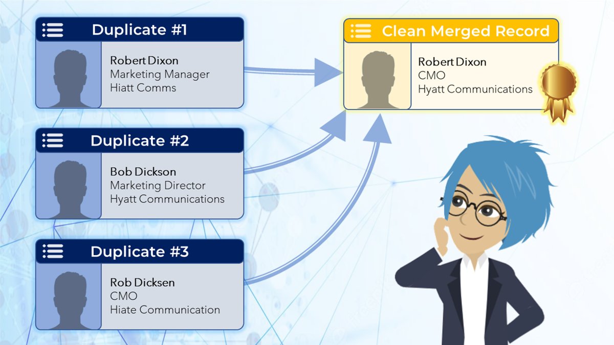 Paribus365's tweet image. What is Data Deduplication?

This article explains what #DataDeduplication is; provides an example and most importantly, how it can help you and your #CRM users be more efficient and remove your #duplicaterecords:   buff.ly/3DFV0dm 

#Dynamics365 #InforCRM #DataQuality