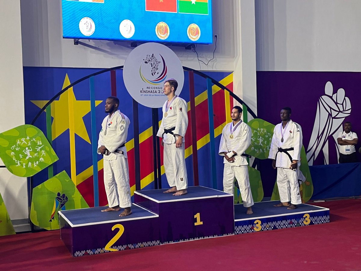 Une autre belle journée pour le CANADA 🇨🇦
David Popovici, médaille d'or (81 kg) 🥇
Isabelle Marie Anderson Harris, médaille de bronze (63 kg)🥉
#judo #judocanada #EquipeCanada 
#Kinshasa2023 #JeuxDeLaFrancophonie