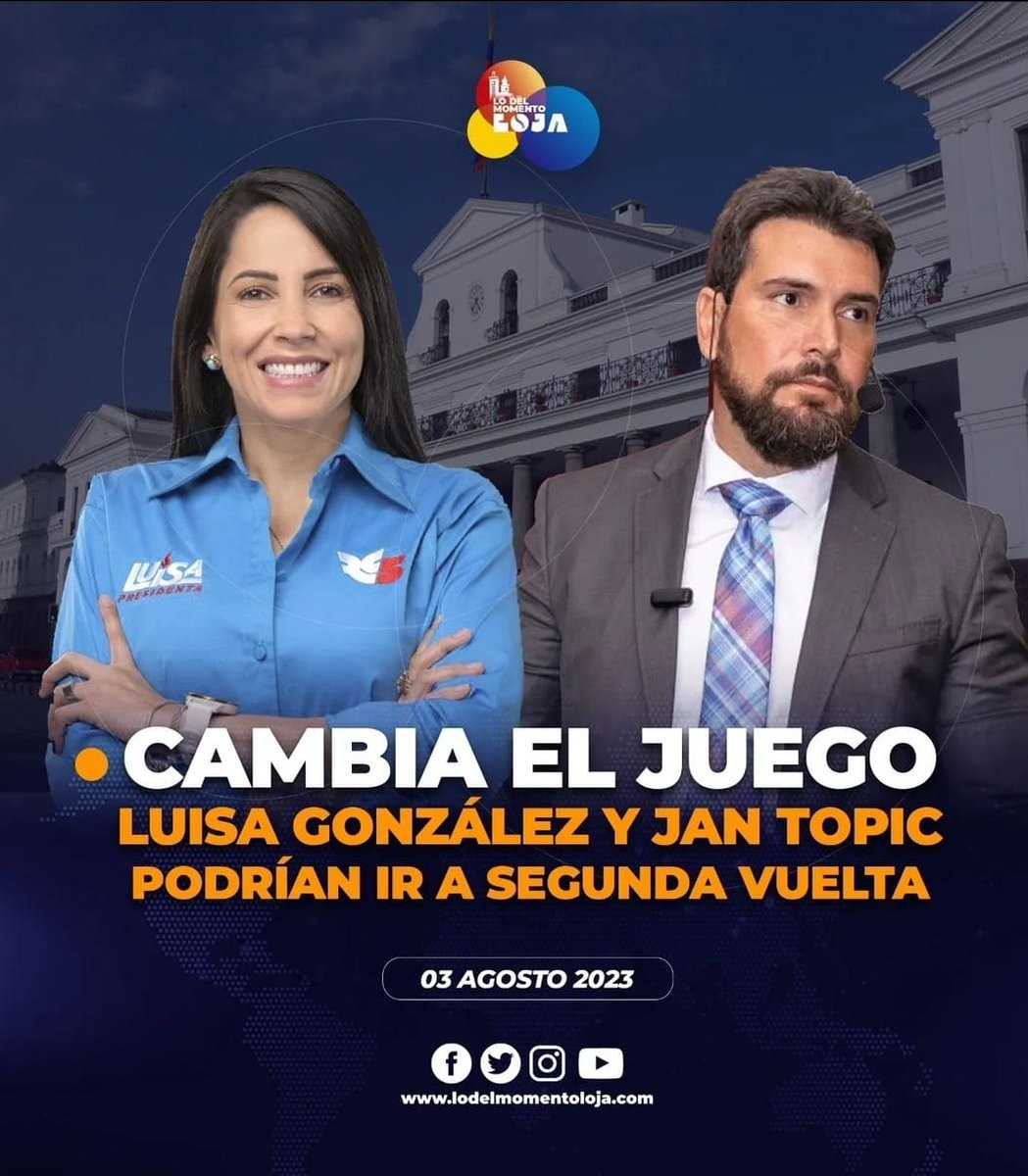 PichiCastroD's tweet photo. Bendecido día todos , lo que se veía venir se está dando , a 16 días de la elección está es la tendencia. Los que estamos por @jantopic2023 @jantopicecuador @dianajacome , en estos días nuestro trabajo desde cualquier actividad es más fuerte para lograr el objetivo 
#PorunEcuadorsinMiedo 
#DelMiedoALaEsperanza 
#TodoVaAEstarBien 
La formación de @jantopic2023 es de cumplir sus promesas y él nos entregado un plan Realizable Concreto Didáctico Contundente , que lo sabe hacer por que esta decidido a cumplirlo, la banda ni la foto no interesa, busca el inicio de un nuevo país. Indecisos uds son los que deciden está elección Topic es la solución.