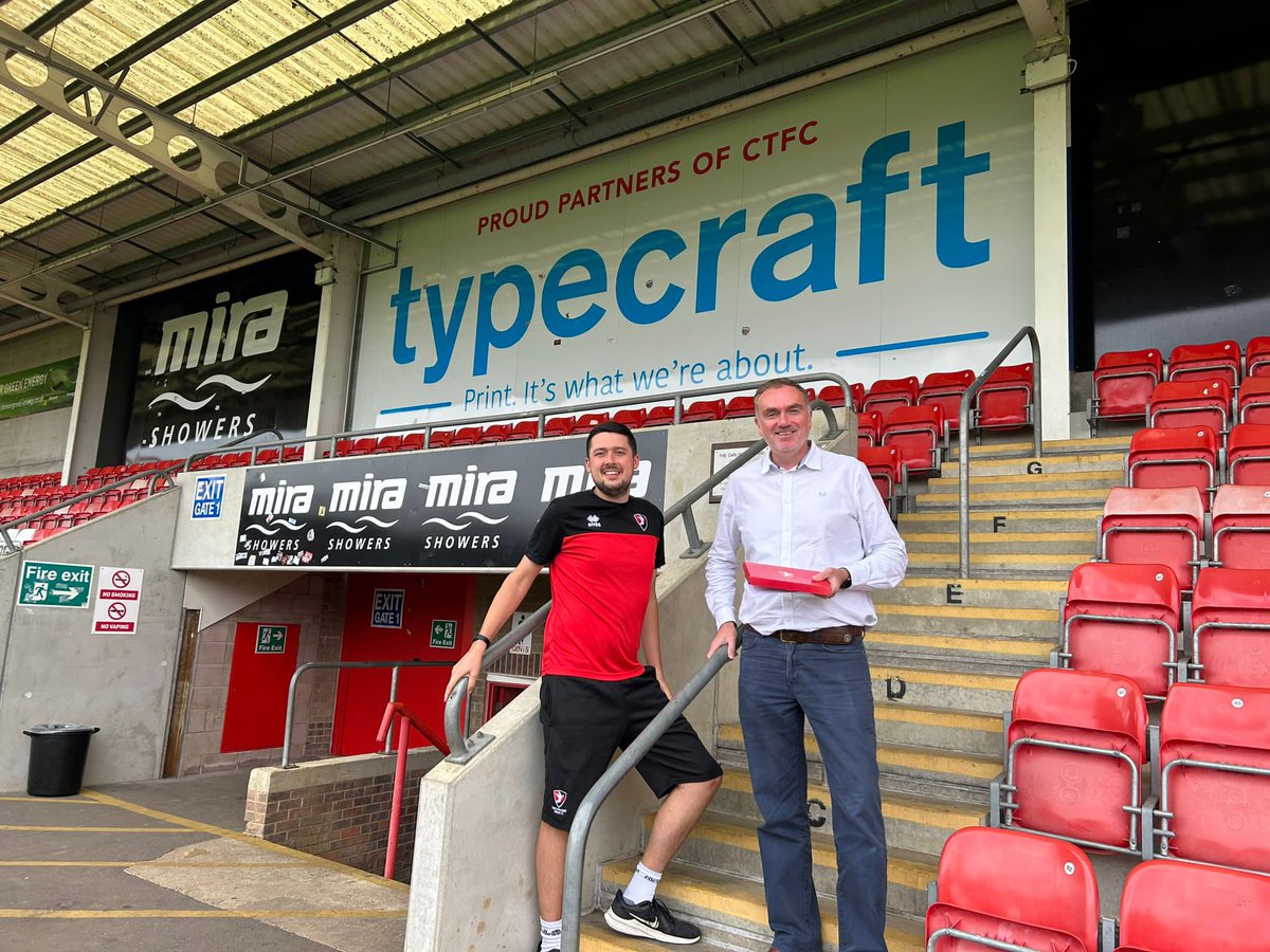 Typecraft (@typecraftprint) on Twitter photo Wishing the <a href="/CTFCofficial/">Cheltenham Town</a> lads all the best for the new season. We are once again proud to be club partners #ctfc Wishing the <a href="/CTFCofficial/">Cheltenham Town</a> lads all the best for the new season. We are once again proud to be club partners #ctfc