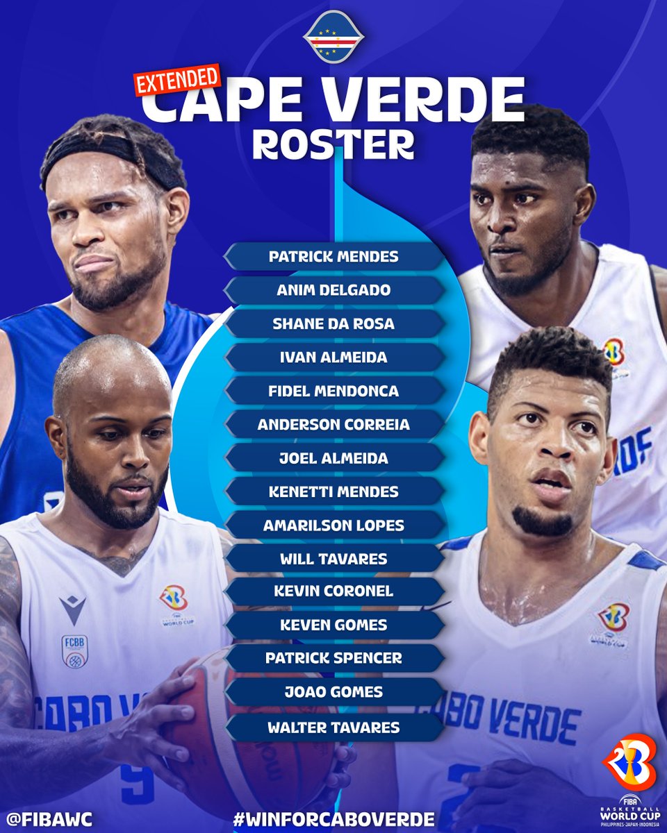 History makers chasing new challenges 🔥

#FIBAWC x #WinForCaboVerde 🇨🇻