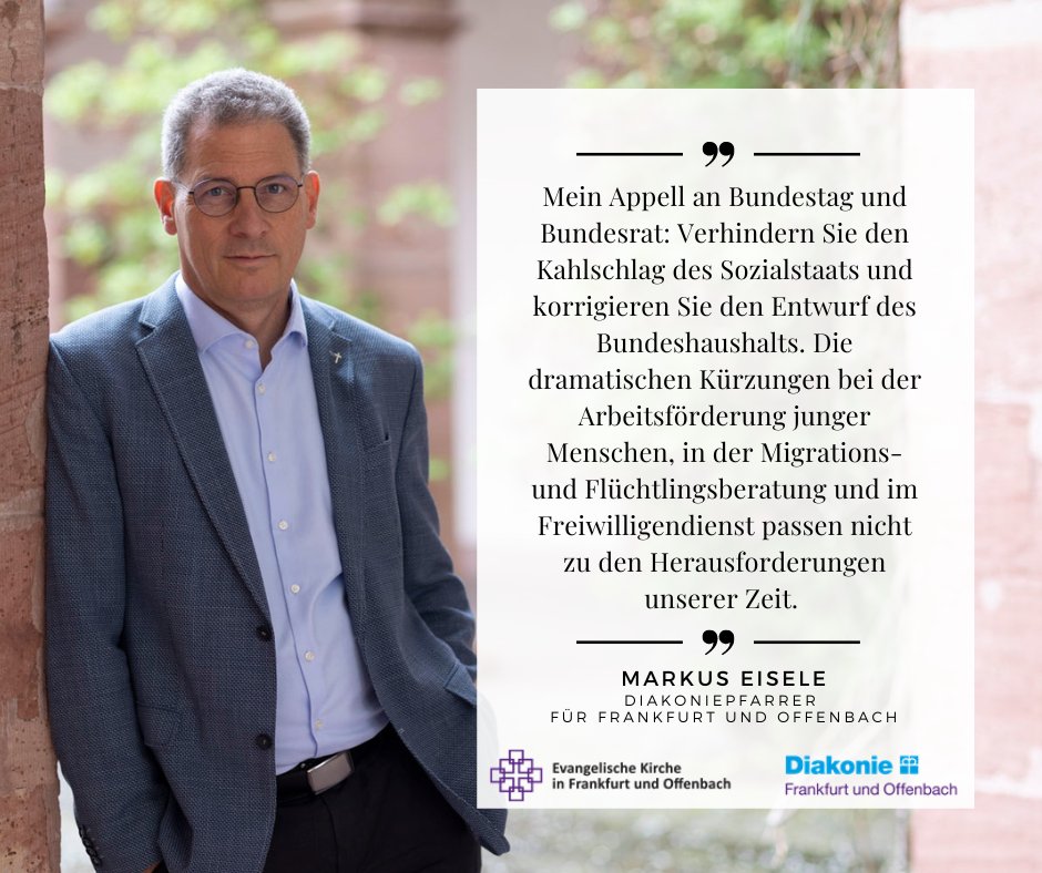 MarkusEisele1's tweet photo. Weitere Infos zu den geplanten #Kürzungen im #Bundeshaushalt: https://t.co/zWe7WySpUf #jmd #mbe #diakonie #bagfw https://t.co/cT7iRLiXgv