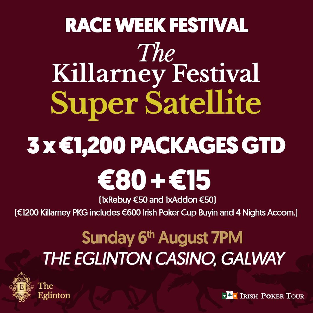 Sunday at 7pm the road to the best festival in Ireland 🇮🇪 begins, big numbers expected #galwayraces