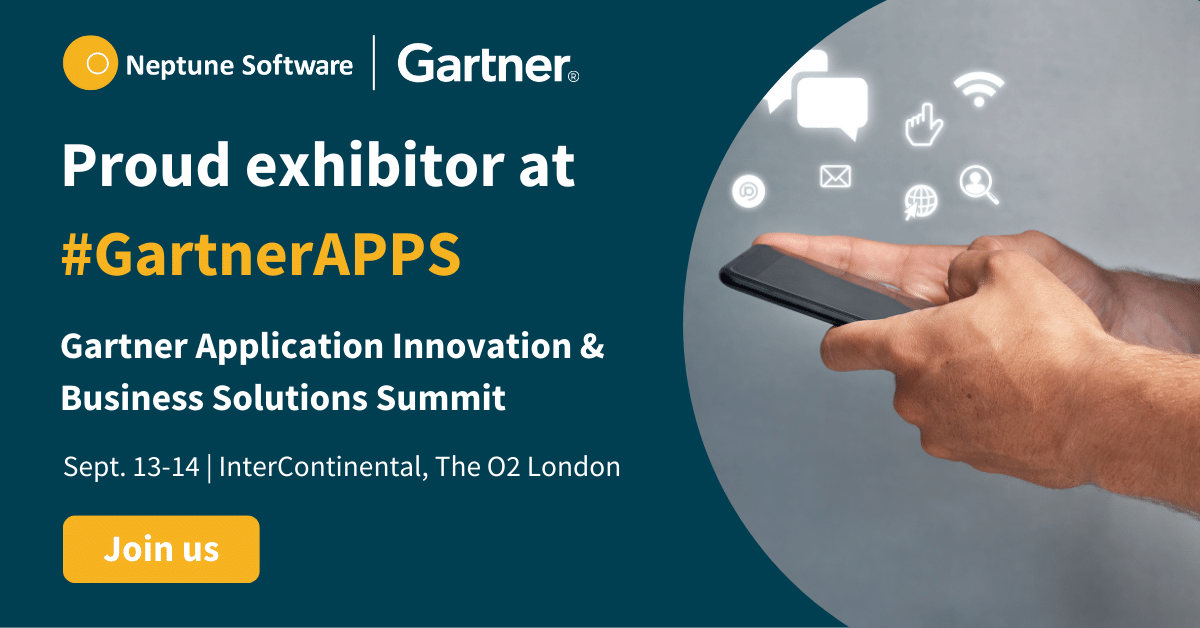 NeptSoft's tweet photo. See you in #London!👋 We are happy to confirm that we will be in attendance at the @Gartner_inc Application Innovation &amp; Business Solutions Summit in London! Stop by and meet ''Bob'' and see how you can get value from #nocodelowcode for #SAP!

https://t.co/boZ9tpCkwn #GartnerAPPS https://t.co/0cnpKKrQUr