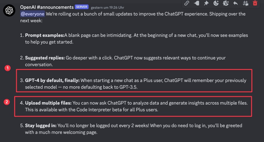 ViktorDite's tweet image. Finally! Huge Change to #ChatGPT #CodeInterpreter
Upload multiple files: You can now ask ChatGPT to analyze data and generate insights across multiple files. This is available with the Code Interpreter beta for all Plus users.