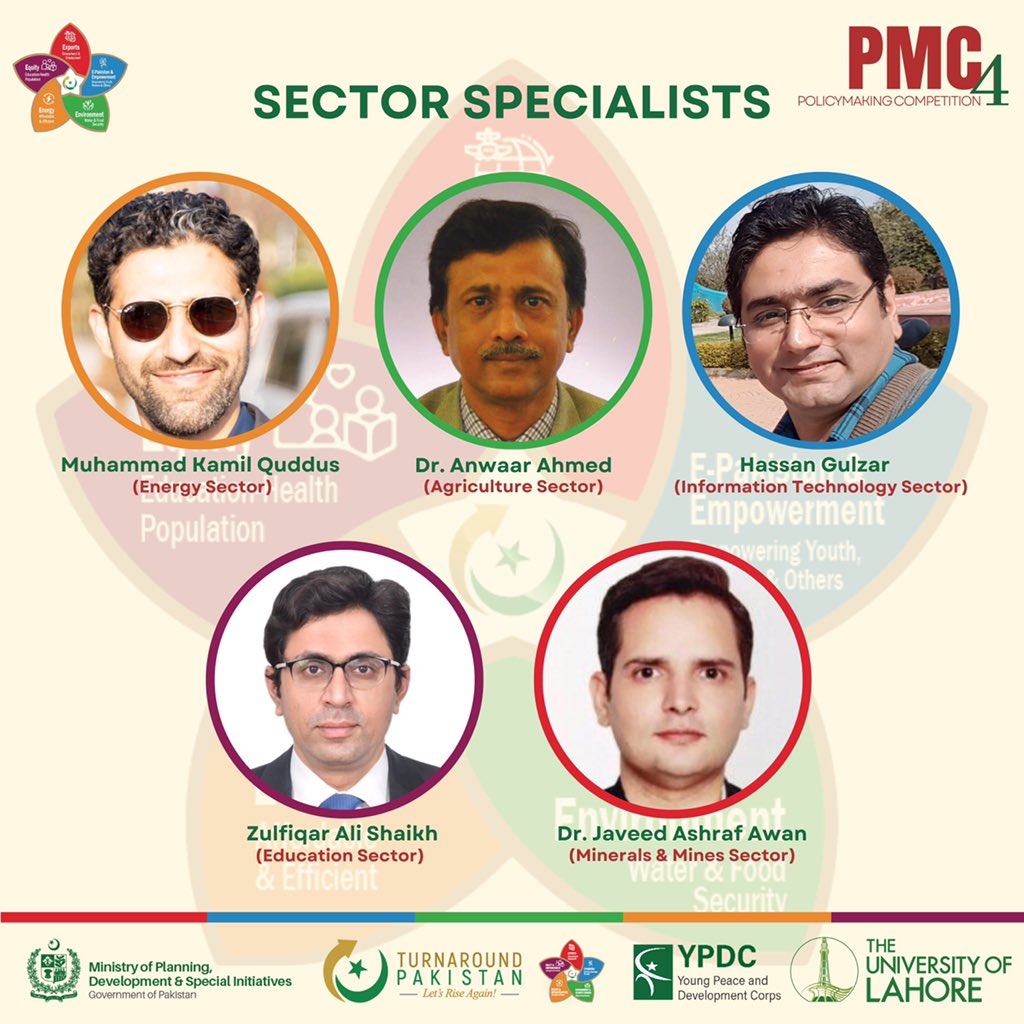 uolypdc's tweet photo. We are thrilled to introduce the sector specialists for the Fourth Policymaking Competition. Their vast experience and valuable insights into policymaking will make PMC a unique learning opportunity for the participants. 

#youropinionmatters #5Es #PMC23 #YPDCUOL https://t.co/8Tprmy5jcr