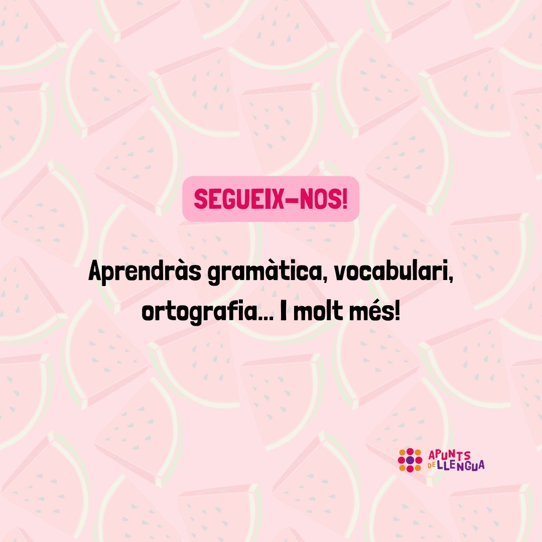 apuntsllengua's tweet photo. 🤔 Saps com es diu…?
☀️ A l’estiu hi ha moltes fruites típiques de temporada, com la bresquilla, la pruna...
🍉 Però, com s’anomena la que assenyalem?
💬 Comenta la teua resposta! I si no ho saps, llisca per a esbrinar-ho!
#apuntsdellengua #valencià https://t.co/ruS8BpAEAf