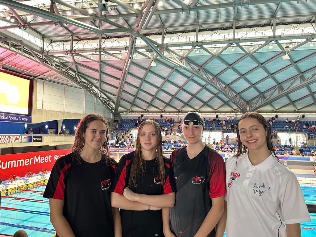 maidstonesc's tweet photo. It’s Day 3 of the @Swim_England Summer Nationals and we’re ready for Session 6. Good luck to Kahlen, Hannah, Emilia and Morgan who all have their first heat swims this morning. 🖤🤍❤️

Let's go Girls!!!! 🍀🏴󠁧󠁢󠁥󠁮󠁧󠁿🍀🏴󠁧󠁢󠁥󠁮󠁧󠁿🍀

#SESwimming #SESummerMeet #proudclub https://t.co/TNL93Do4y1