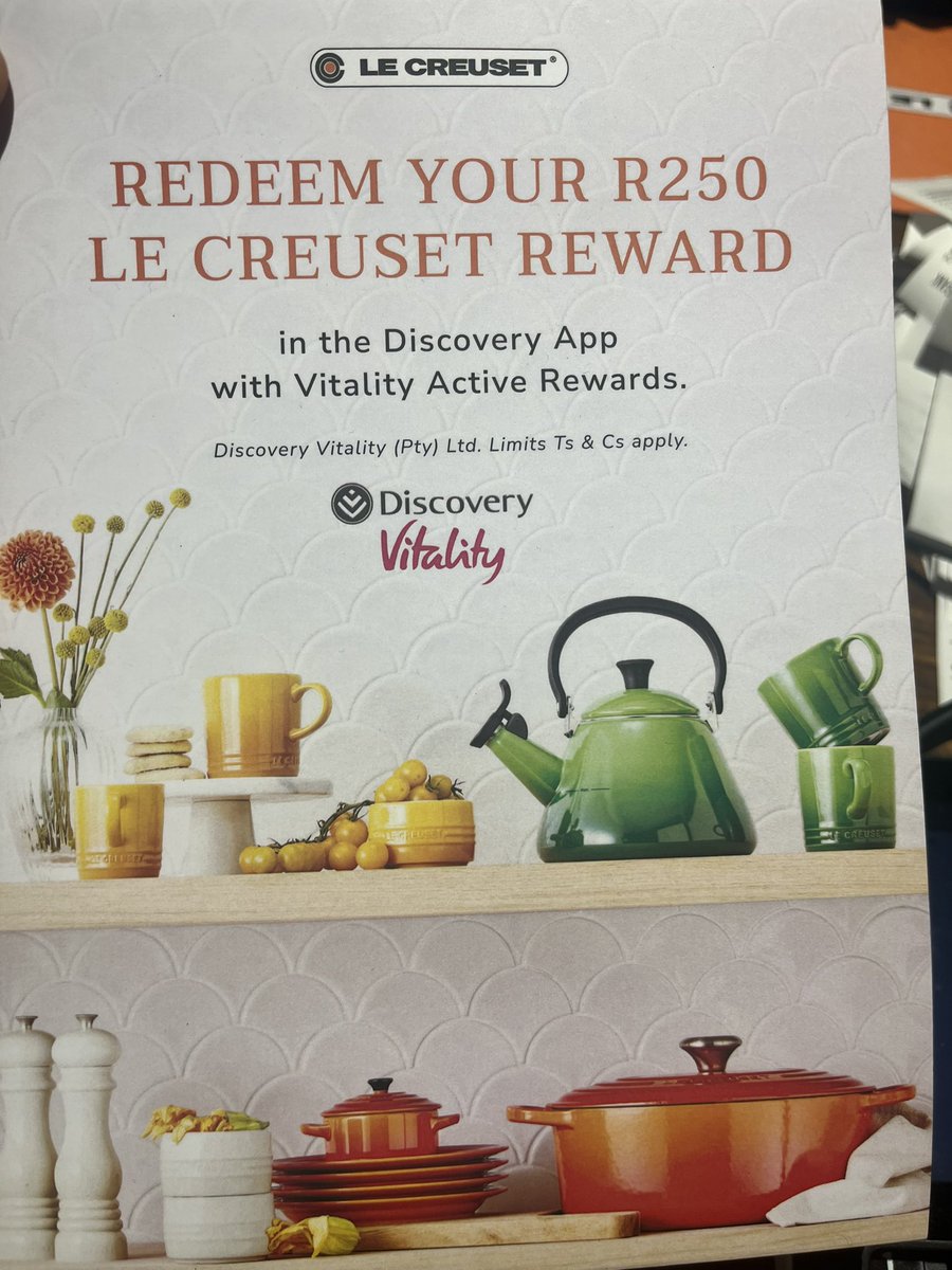 NikkiLewin's tweet photo. @LeCreuset and @Discovery_SA - how can you run a promotion in Le Creuset stores when none of your staff or their manager in the Rosebank branch have any idea on how the promotion works? No training and wasted marketing opportunity https://t.co/ehWUuTRnBj