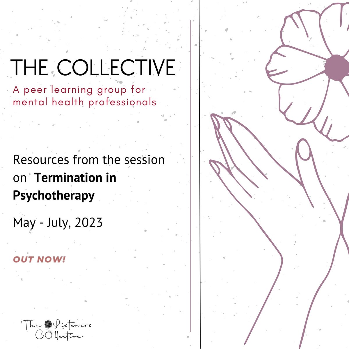 The resources folder with curated reading materials and links on the topic of 'Termination in Psychotherapy' is out now!
Click here to access: drive.google.com/drive/folders/…