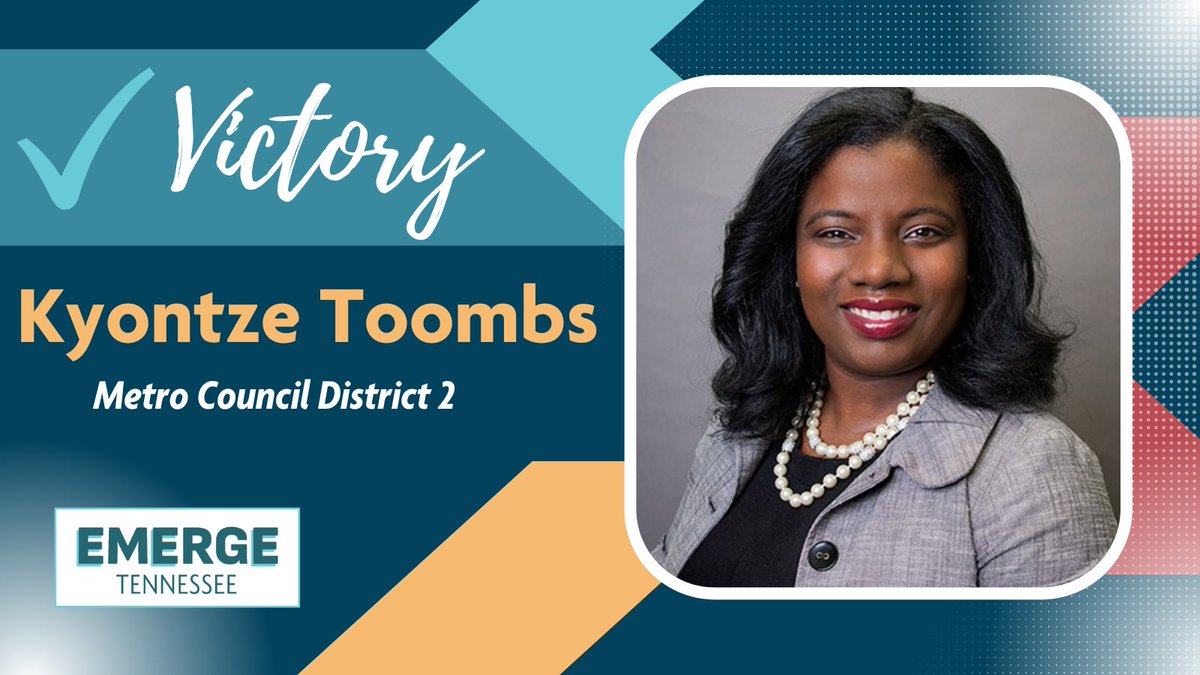Congratulations to Councilwoman Kyontze Toombs!    
#Emergetn 
#herstory
#emergenow
