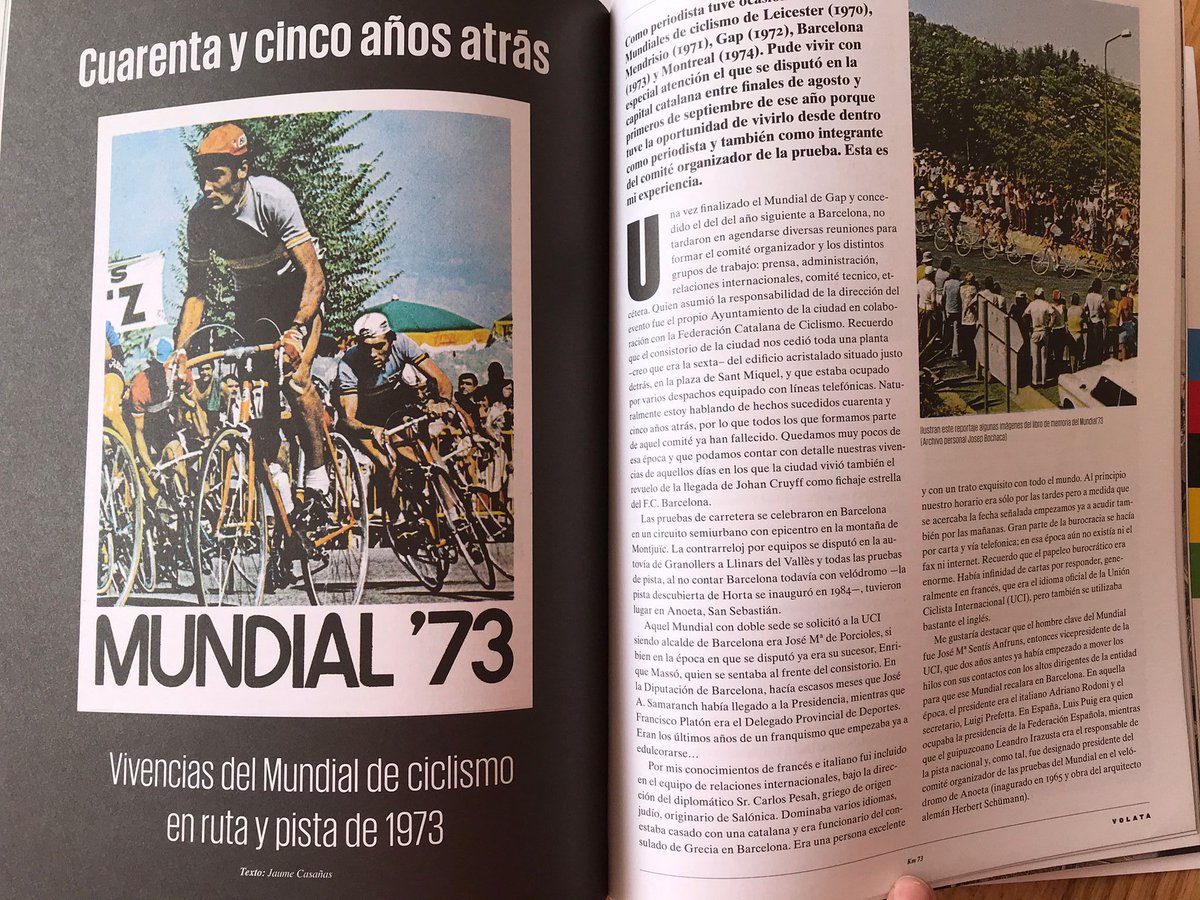 ccvolata's tweet photo. Porque los Mundiales siempre tienen ese aroma especial que lo convierten en una competición única 🌈
Hace 5⃣ años, en #VOLATA16, indagamos sobre la mezcla de rumorología, épica y rivalidad que los envuelve.
¡Quedan pocas copias en el catálogo! ➡️ https://t.co/is4kKxKJlZ https://t.co/jlEqcwXYUA