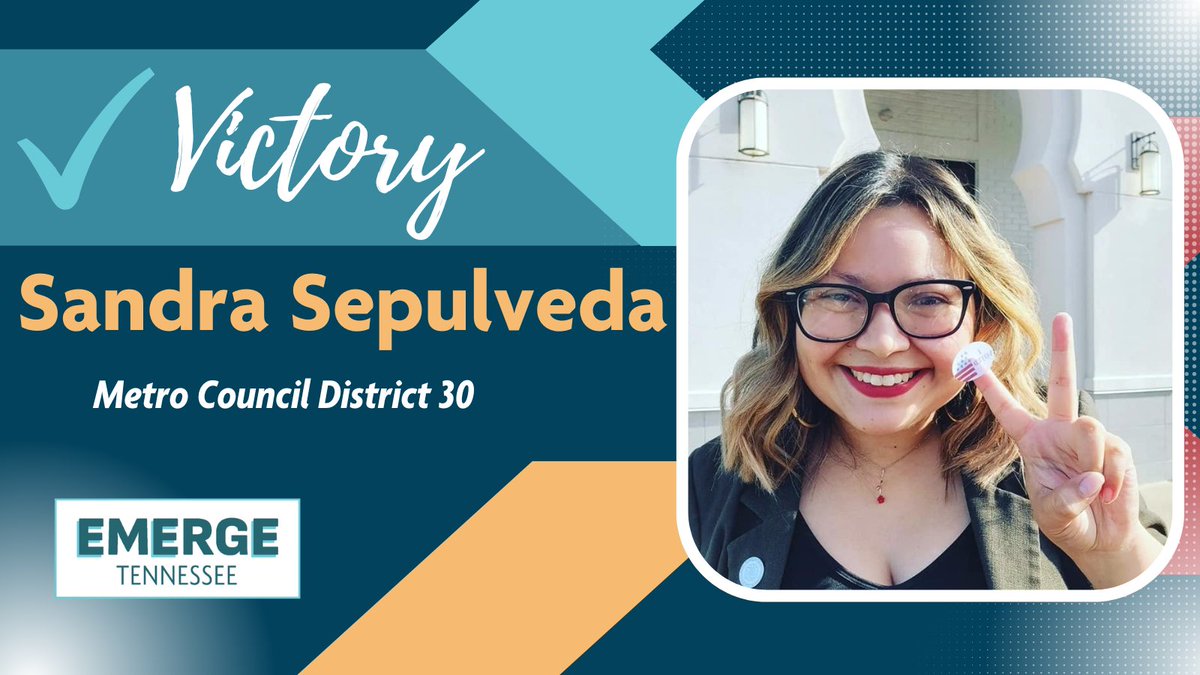 Congratulations to Councilwoman Sandra Sepulveda!    

#Emergetn 
#herstory 
#emergenow