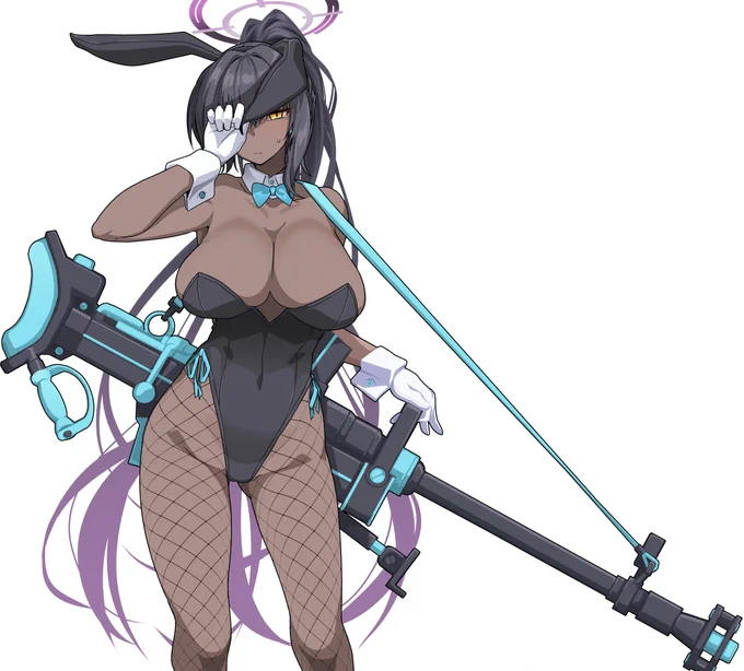 キヴォトスの生徒に銃をもたせるときサイズに慣れてない人はね、おっぱいと同じで自分で考えてるより大きく描くとちょうどいいよ。 