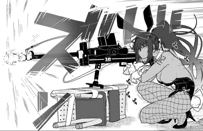 ブルーアーカイブはエッチなだけでなく銃もぶっ放させることができる 