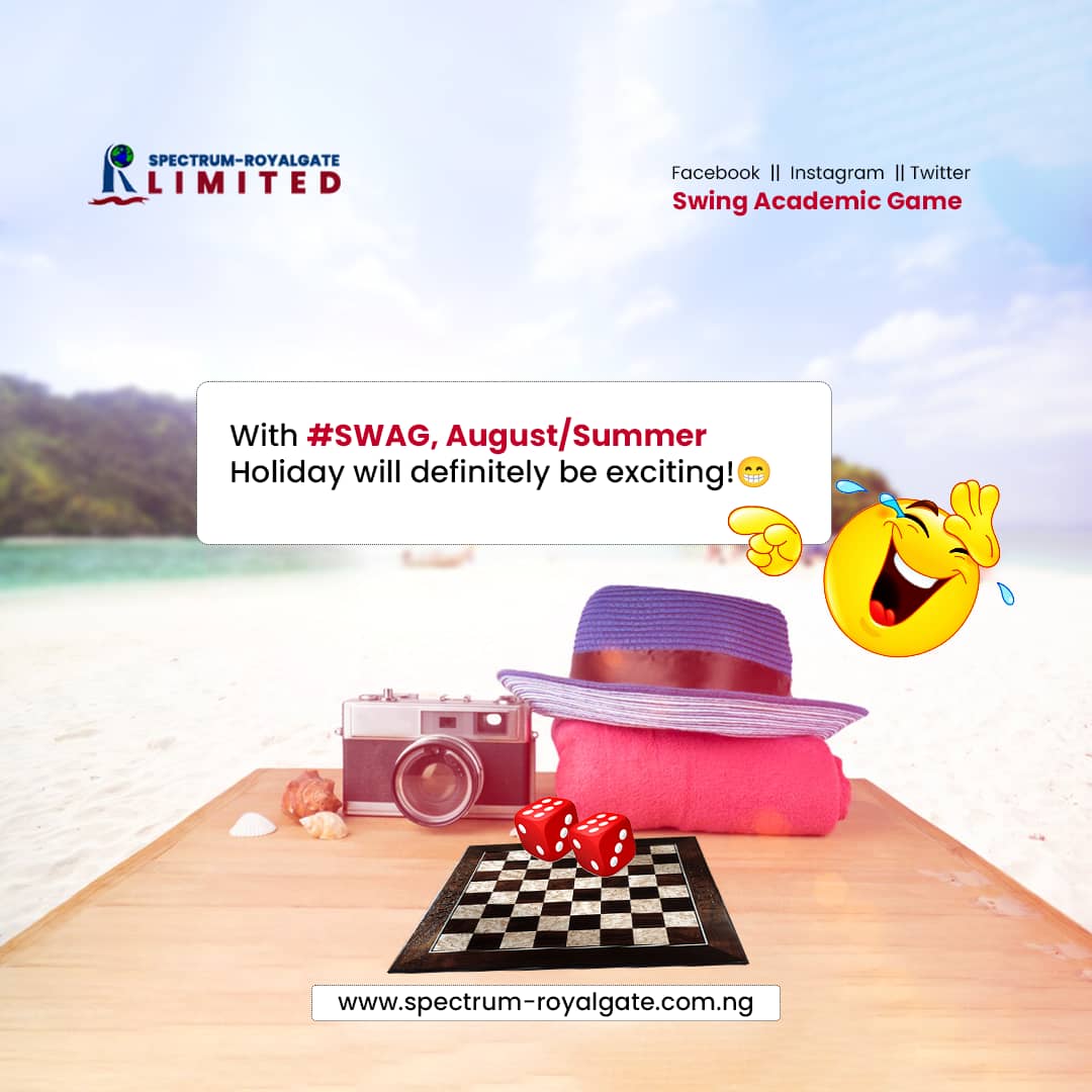 swingacademic's tweet photo. Enjoy your summer holiday with #SWAG.

#Watchout #SWAGlearninginnovation #Swingacademicgame #swagboard #Swagapp #Swagchampionship #Learningmadeeasy #ComingSoon https://t.co/LzxW6cP9Ue