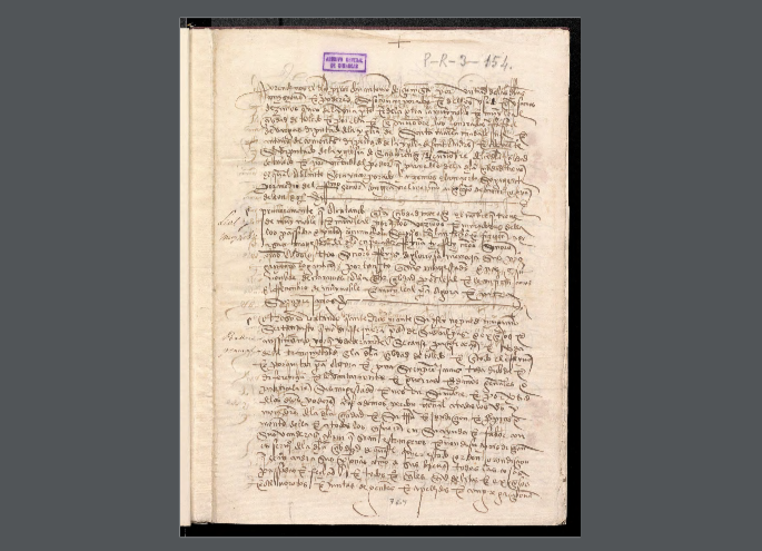 #ArchivosComuneros | Documento de la semana 
📃Copia de los capítulos de paz acordados entre el prior de San Juan y Toledo. Fechado el 25 de octubre de 1521 
🙇‍♂️Puedes ver el documento al completo y más info sobre ello en la web👉lc.cx/6DBqGf
