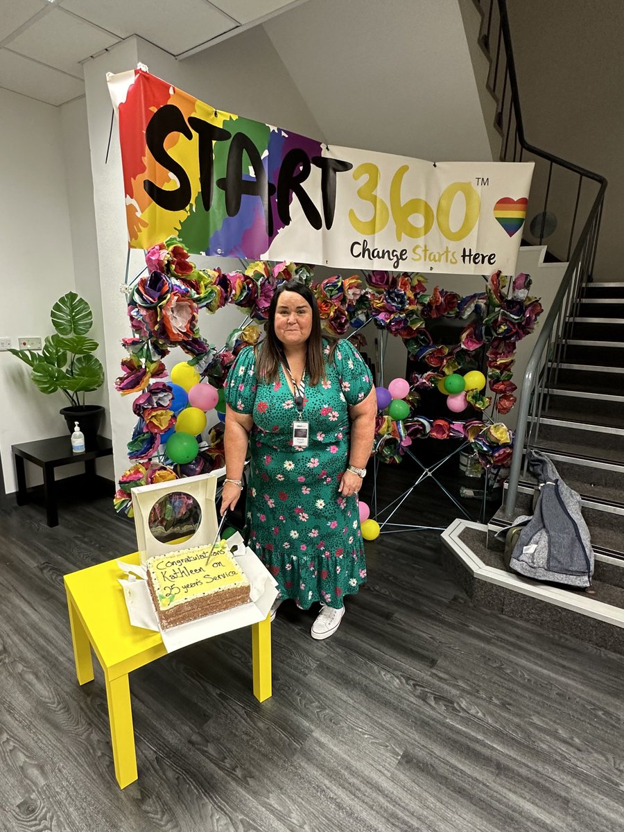 Celebrating a special ⁦@Start360org⁩ work anniversary of our esteemed colleague Kathleen Grego 25 years supporting Start360 & those most marginalised & vulnerable in our community It’s an incredible achievement &we are so lucky to have such a passionate and dedicated leader