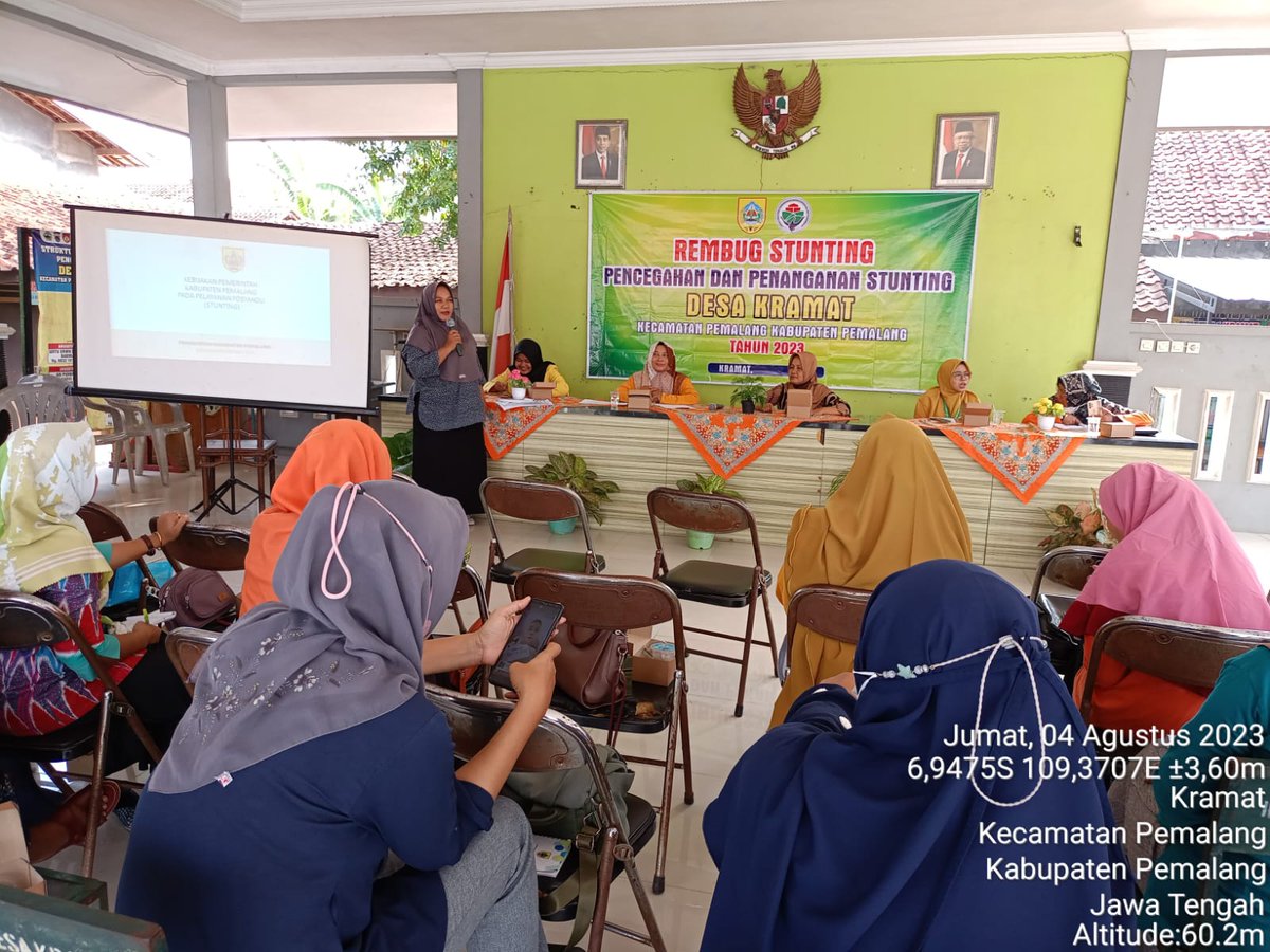DesakramatP's tweet photo. Kegiatan Rembug Stunting dalam Rangka Pencegahan dan Penanganan Stunting Desa Kramat Kec./Kab. Pemalang. https://t.co/QAPnX3NfcO