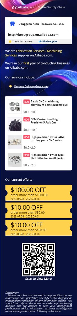 ErinSun77's tweet photo. At Kesu Hardware, your trusted partner in machining, we blend technology and innovation to provide customized CNC machining services.Join hands with us and forge a path to the future! Contact us to explore more！ https://t.co/zjebgzrPEf