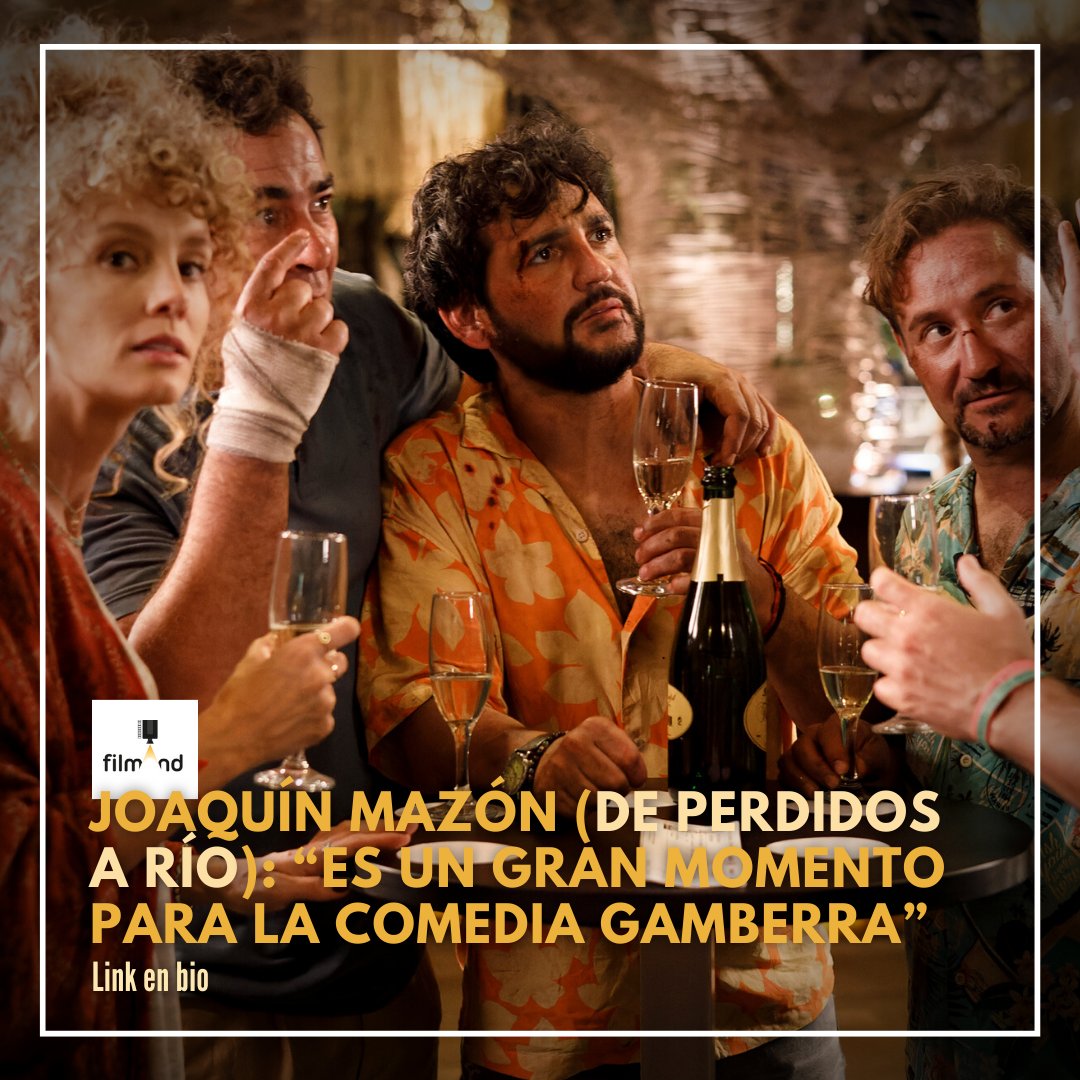 Los amantes de la comedia adulta con toques gamberros están de enhorabuena con el estreno de #DePerdidosARío, tercera película como director de @JoaquinMazonL (Cuerpo de élite),  que cuenta con la producción de <a href="/pecadofilms/">Pecado Films</a> y <a href="/LaClaquetaPC/">La Claqueta PC</a>.

filmand.es/de-perdidos-a-…
