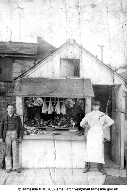 TamesideCouncil's tweet photo. Looking Back: The notes give no clue to the date or location of this picture. The scene is described simply as a butcher’s in Mossley. It would seem to be late 19th century.

https://t.co/rejMsXjEAd https://t.co/rPdZaT4qkQ