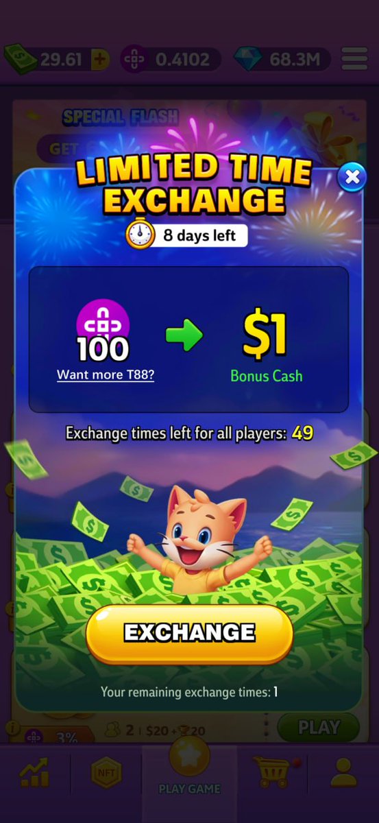 bitskill_io's tweet image. **Limited Exchange Promotion**

⏰Time: Less than 8 days
#Bitskill has opened the exclusive exchange portal. Use your #T88 to exchange for the Bonus #CASH. 
 
📍Join for real CASH promotion!!
