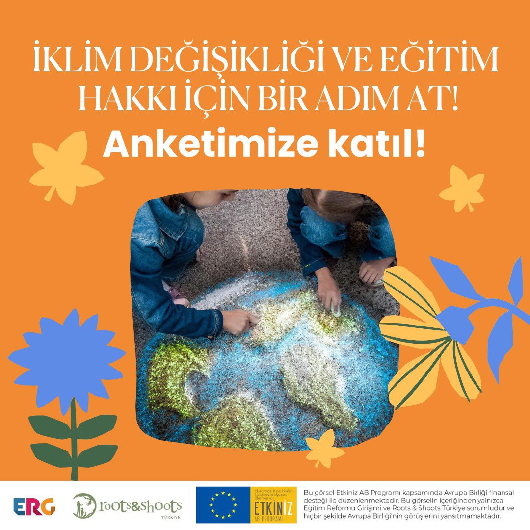 rootsnshootsTR's tweet photo. 📢Eğitimciler &amp; öğretmenler!

@etkinizab desteğiyle 27. Taraflar Konferansı'nda eğitim hakkını izledik. İklim değişikliğinin uluslararası karar alma süreçlerinde eğitim hakkına ilişkin bilgi notu hazırlayacağız. 🙌 https://t.co/GLVSMVULHB