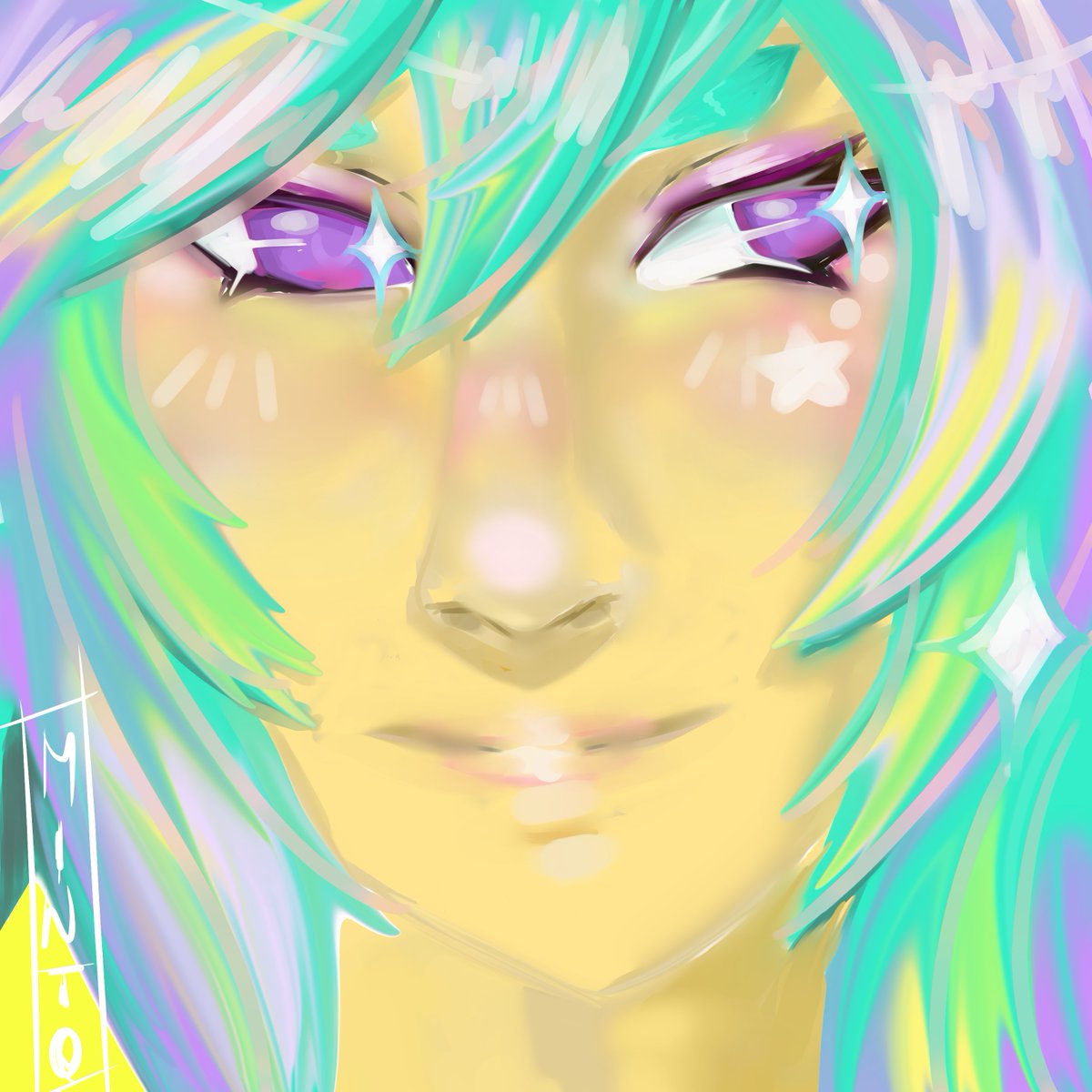 mintochokoreto's tweet photo. Lit solo queria practicar un rostro mas semirealista(?)en la vida habia hecho una nariz realista y al final salio esto en un rato de ocio,seguire practicando,me gusto el resultado para ser mi primera vez no se jajaja,eso de dar sombras a la cara es un caos.
#practique #drawOC https://t.co/tAnyUWpjVu