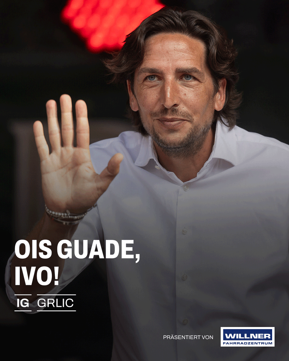 Schanzer's tweet photo. Happy Birthday, Ivo #Grlic! 🥳
Unser Sportdirektor feiert heute - pünktlich zum Saisonbeginn - seinen 48. Geburtstag. Die #Schanzer und das Fahrradzentrum Willner wünschen dir alles Gute zu deinem Ehrentag, Ivo. Gäbe es ein schöneres Geschenk, als drei Punkte zum Auftakt? 😉🖤❤️ https://t.co/PT4RDi9hN0