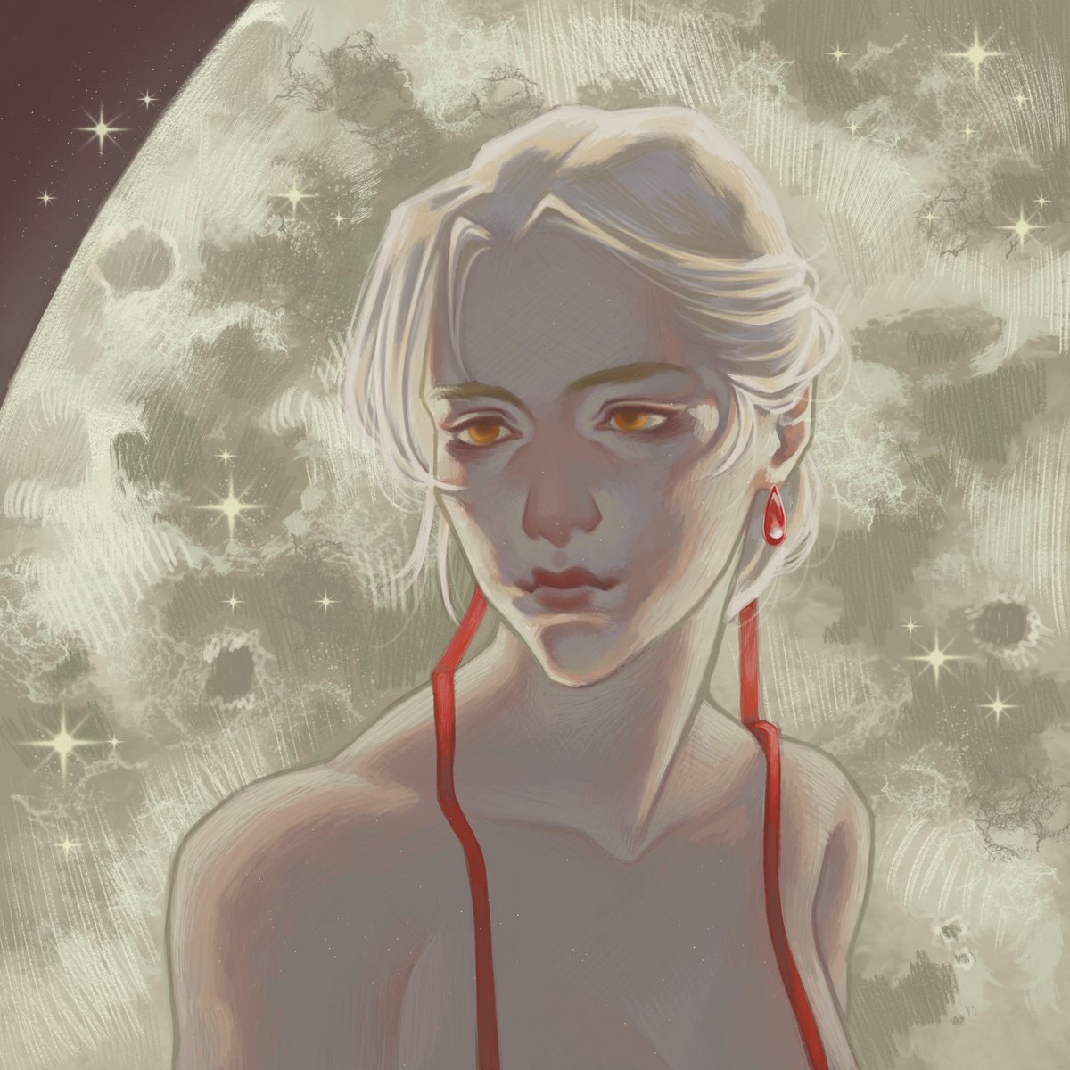 _daris0000_'s tweet photo. moon girl~🌒❤️🌠
Вирішила трохи поекспериментувати з світлом і тінню на арті🪐 
#украрт #digitalpainting https://t.co/fy3oQjUHUI