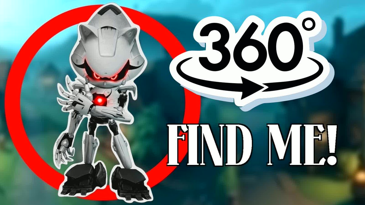 GrinchYoutube's tweet photo. https://t.co/jIxYHIx0TI

Can you find Metal Sonic in this Virtual Reality 360° 4K Hide and Seek? It's time to find out! #VR #hideseek #metalsonic #4K #360VR #challenge #virtualreality #findMetalSonic https://t.co/YmAQaxxHUZ
